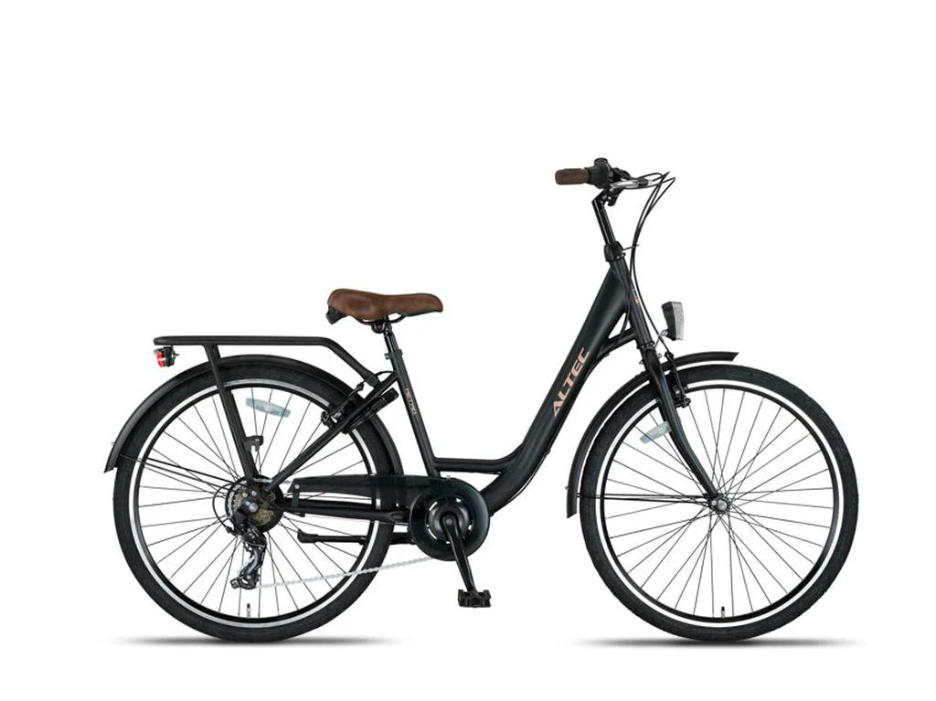 Altec Metro Meisjesfietsen Mat Zwart